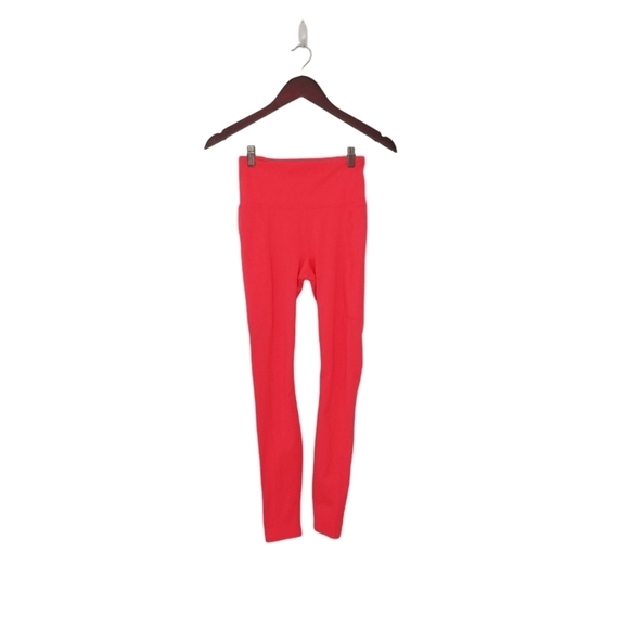 Fabletics Trinity Compression High Waisted 3-Pocket Leggings Atomic Neon XSmall. - Picture 1 of 9